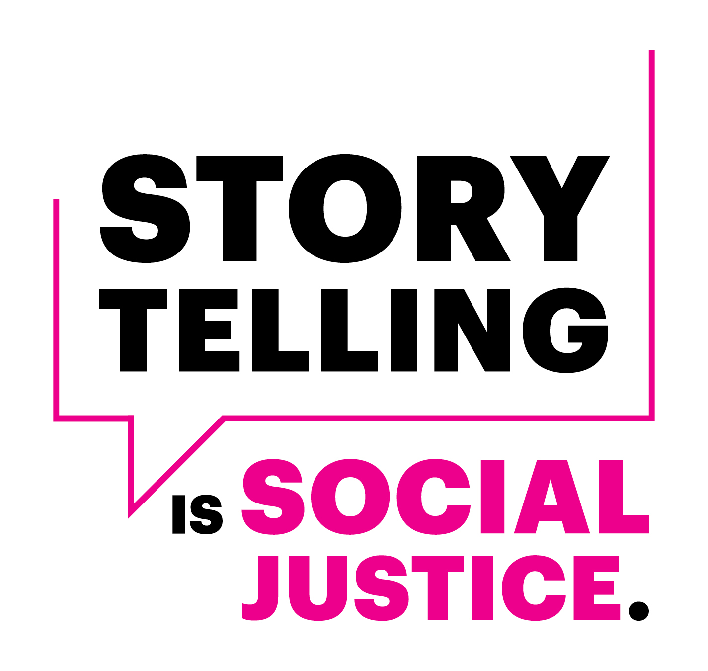 Story Telling is social justice logo