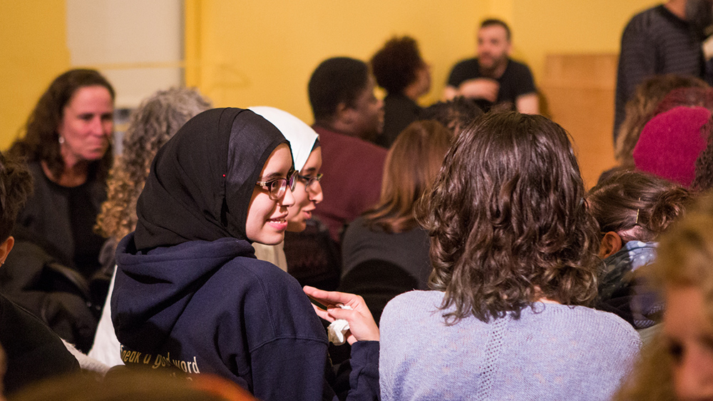 Photo of a stories for freedom audience